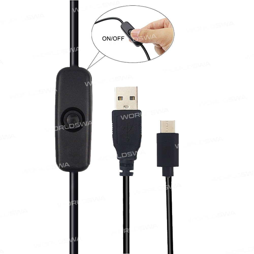 5v 3a-type-c-interface-power-data-cable-with-switch-button-for-raspberry-pi-4b-5