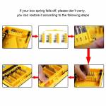 Kaisi KS-3801(CRV) 38-in-1 Precision Magnetic Screwdriver Set