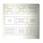 9in1 BGA Reballing Stencil Template for BGA136 BGA152 BGA272 BGA63 BGA132 BGA100 BGA316 LGA60 LGA50
