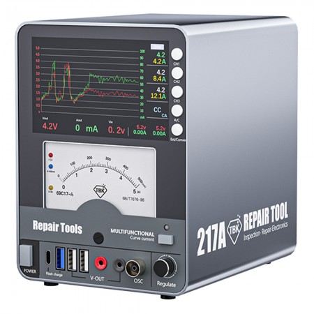 TBK 217A 3-Channel 30V / 5A Curved DC Regulated Power Supply with Hyperbola Display
