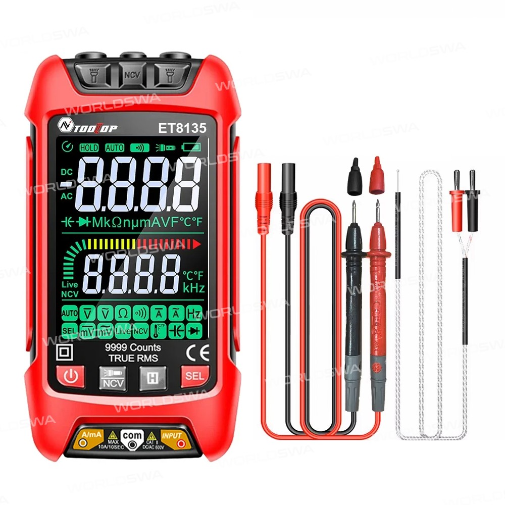 tooltop et8135-portable-color-display-intelligent-auto-identification-burn-proof-multimeter-3