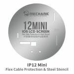 Mechanic iOS LCD Screen IC Flex Cable Protection & Steel Stencil for iPhone 11 to 13 Pro Max