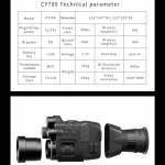 henbaker cy789-31-inch-hd-wifi-night-vision-monocular-camera-18