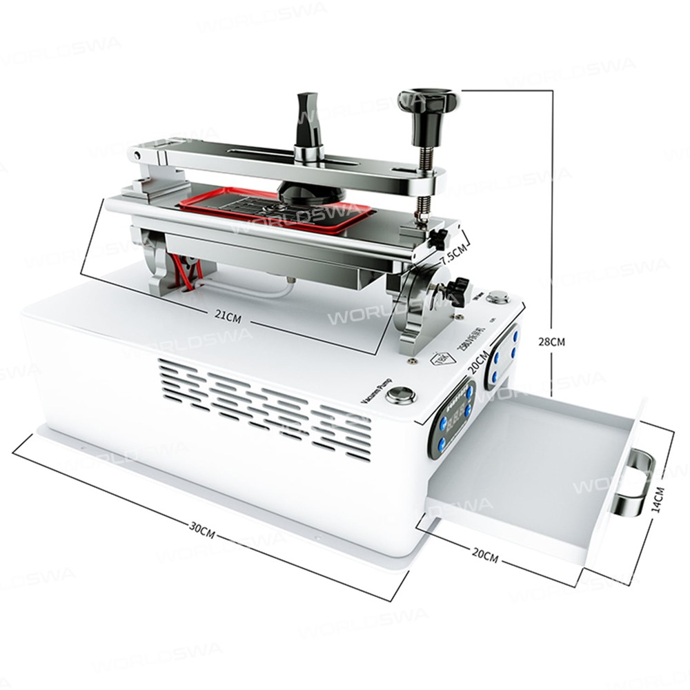 TBK-258 LCD Screen Housing Frame Separator Machine OCA Degumming UV Curing for iPhone Samsung LCD sc