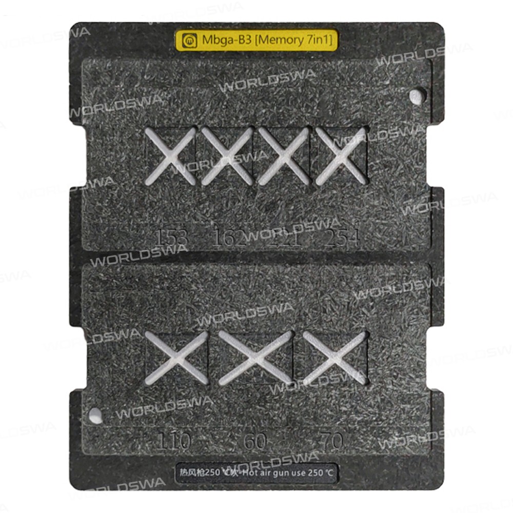 amaoe mbga-b3-memory-7-in-1-bga-reballing-stencil-platform-for-phone-memory-nand-pcie-emmc-5