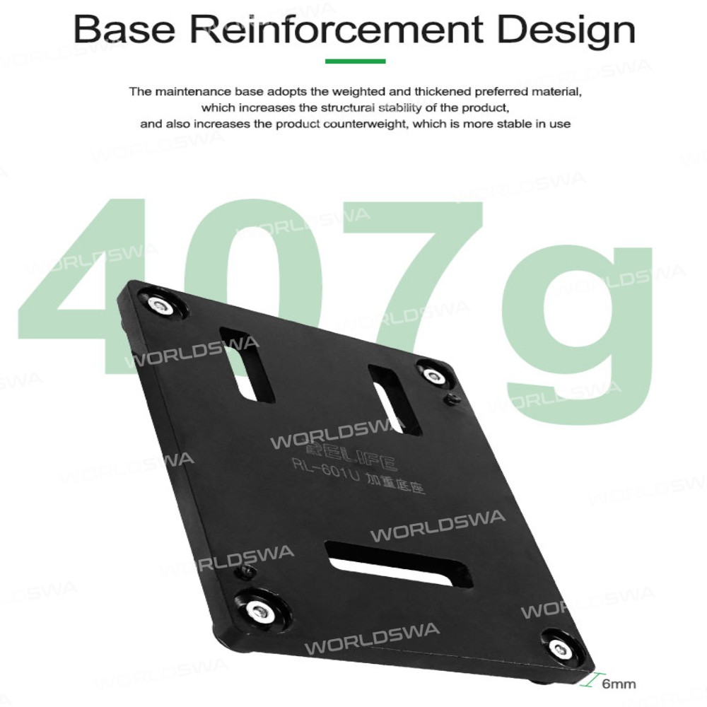 Relife RL-601U Precision Positioning Clamp Fixture Platform with Base for iPhone X - 12 Max Pro