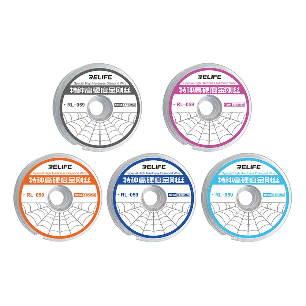 Relife RL-059 100M LCD Screen Separation Ultrafine Cutting Stainless Alloy Wire