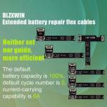 dlzx r200-s300-s800-extended-battery-repair-flex-cable-for-iphone-11-to-13pro-max-8
