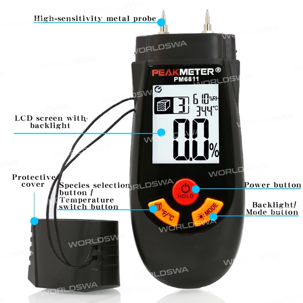 peakmeter pm6811-wood-moisture-meter-for-wood-cardboard-flooring-7