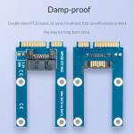 Orico MSTS7PW SATA 7Pin to mSATA Flat Type SSD Adapter Card Support Full Height Size