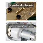 BEST B-918 7-inch LCD Screen Rotary Heating Platform Separator Built-in Vacuum Pump