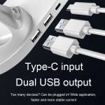 6-in-1 10W Qi Fast Wireless Charger Stand for Apple Watch/iPhone/Airpods Pro/Samsung/Xiaomi