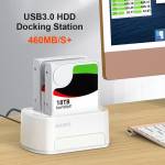Maiwo K3062A SATA USB3.0 Dual Bay HDD Docking Station for 2.5 / 3.5-inches SSD / Mechanical Hard Dri