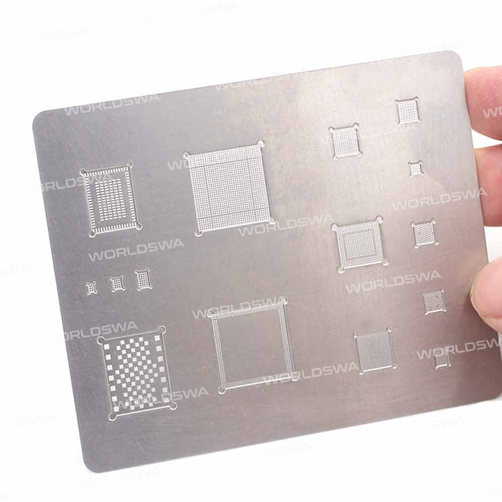 MiJing 3D A10 BGA Reballing Stencil Plant Tin Steel Net for iPhone 7 7 Plus