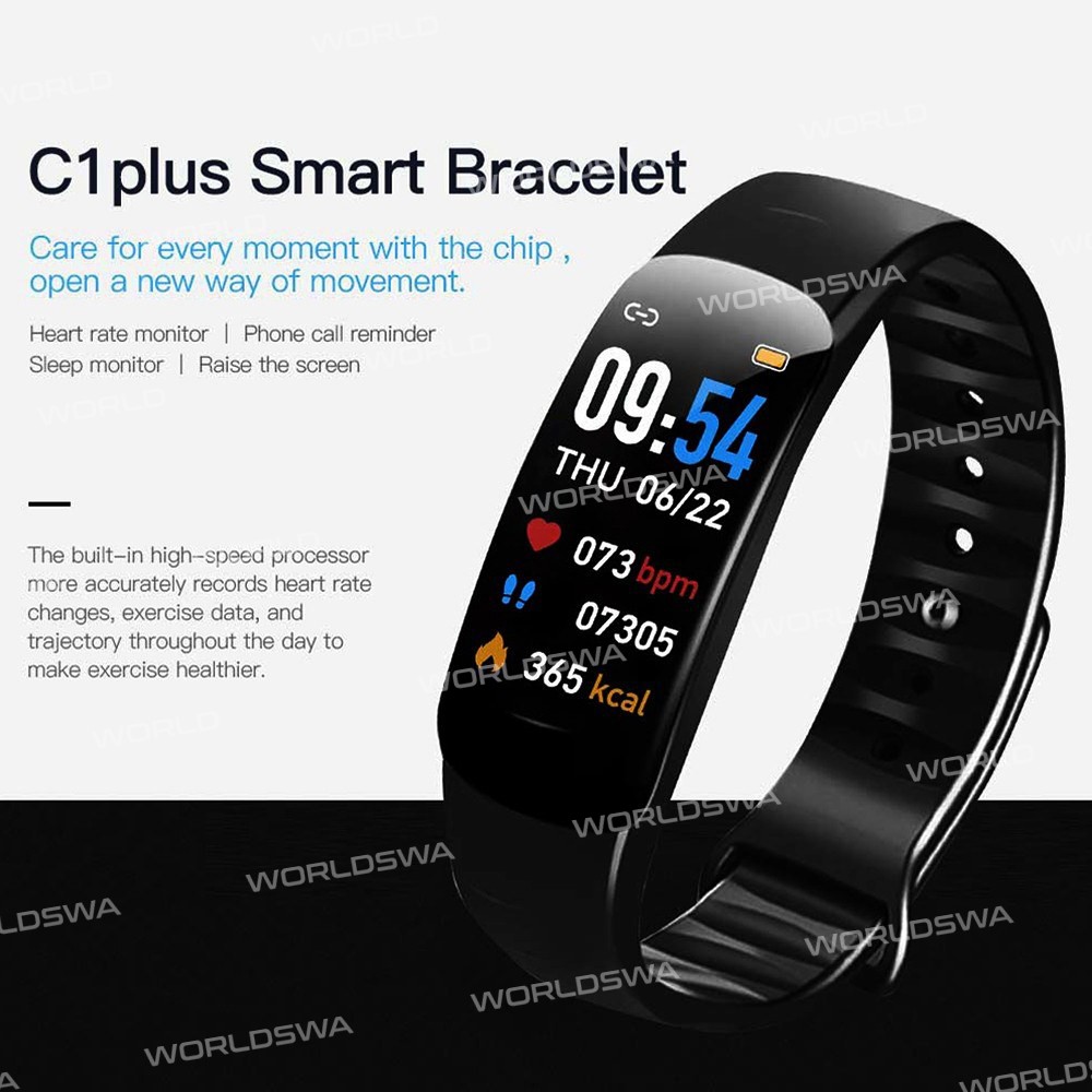 c1plus color-screen-smart-multi-function-sports-bracelet-03