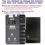 i2c kc01-multi-function-comprehensive-battery-repair-instrument-for-iphone-6-14pro-max-14