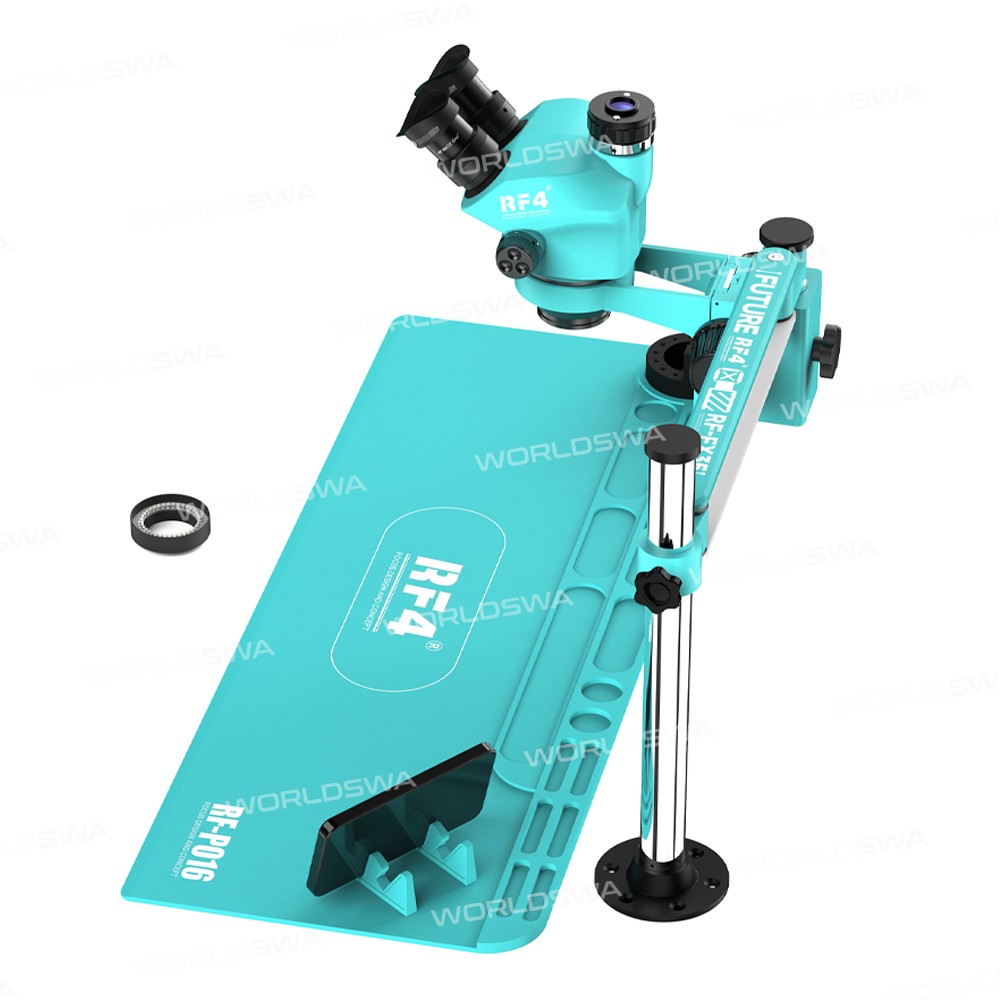 rf4 rf-fx35a-7-50x-free-swing-fixed-triocular-microscope-with-rf-po16-silicone-pad--long-version-5