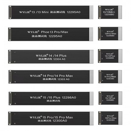 Wylie LCD Screen Test Leads for iPhone 13 to 15Pro Max