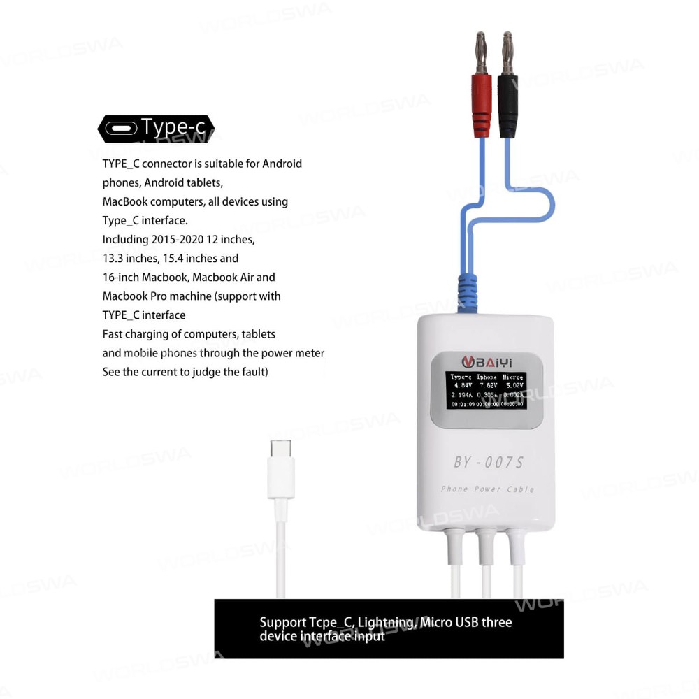 BY-007S Mutil-function Smart Charging Detection Tion Line