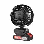 mini portable-lithium-electric-fan-outdoor-camping-fan-low-noise-360rotating-2-speeds-15ah-battery-0