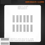 Amaoe 0.25mm DDR Series BGA Reballing Stencil Tin Planting Platform for DDR5/DDR6/BGA170/BGA180 Vide