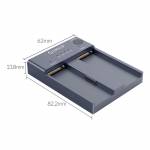 Orico M2P2-C3-C Dual Bay M.2 NVMe SSD Multi-disk Copy Docking Station