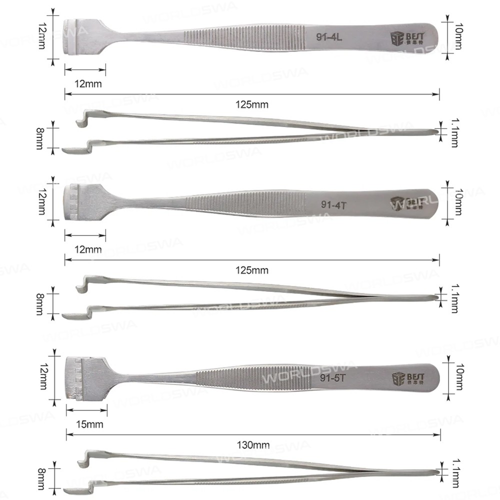 bst 91-series-stainless-steel-tweezers-for-tonguing-wafer-2