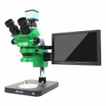 Relife RL-M5T-B1 0.7-5X Continuous Zoom Trinocular Microscope with HD Camera & LCD Display