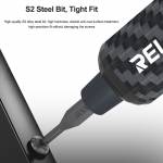 relife e1-powerful-carbon-fiber-electric-screwdriver-set-with-12pcs-s2-steel-bits-10