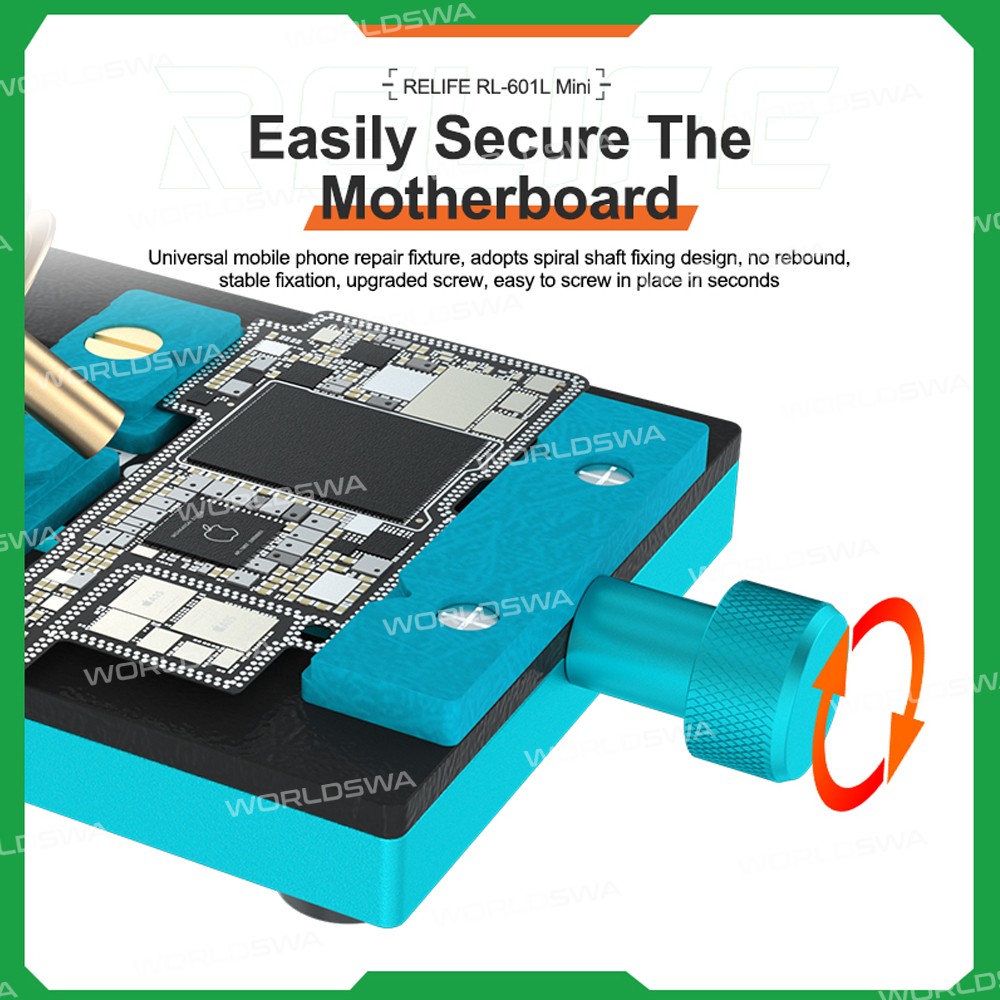 relife rl-601l-mini-360-rotating-buckle-type-motherboards-fixture-12