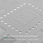 Relife RL-044 V4.0 A15 IC 0.12mm BGA Reballing Solder Stencil Plant Tin Net for iPhone 13 Series
