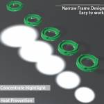 2UUL Adjustable LED Microscope Ring Lamp - Green