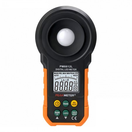 PEAKMETER PM6612L High-precision Handheld LED Light Lumen Brightness Tester