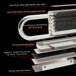 M.2 HR-09 2280/2280 Pro SSD Hard Disk Cooler for Desktop Computer