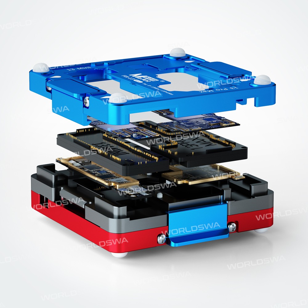 MaAnt FIX-13 4-in-1 Motherboard Layered Test Fixture for iPhone 13 / 13 Mini / 13 Pro / 13 Pro Max