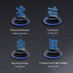 Orico AH-A13/AH-A12F Aluminum Alloy 4-Port USB 3.0 HUB OTG Adapter for Laptop/Desktop Computer