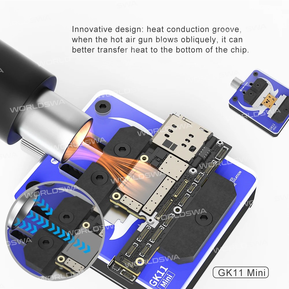 mijing gk11-gk12-mini-universal-toughened-insulated-glass-motherboard-repair-fixture-6