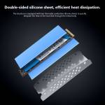 Double-sided Solid Composite Copper Tube Radiator with Thermal Pad compatible for 2280 NVMe M.2 SSD