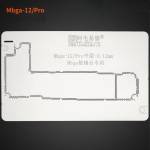 Amaoe Mbga-B1 10-in-1 Middle Layer Reballing Stencil Set for iPhone X to 12 Pro Max