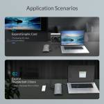 Orico TB3-S1 40Gbps USB Type-C to USB3.0 RJ45 Thunderbolt 3 Aluminum Alloy Docking Station