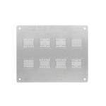 MiJing Multi-Function Hard Disk EMMC BGA Reballing Stencil Plant Tin Steel Net for iPhones iPads A12