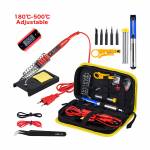JCD 908S 80W LCD Adjustable Temperature Solder Welding Electric Soldering Iron Kit