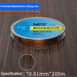 MaAnt 200M Superfine Silver No Breakpoint Flying Line for Phone Motherboard PCB Chip Welding Repair