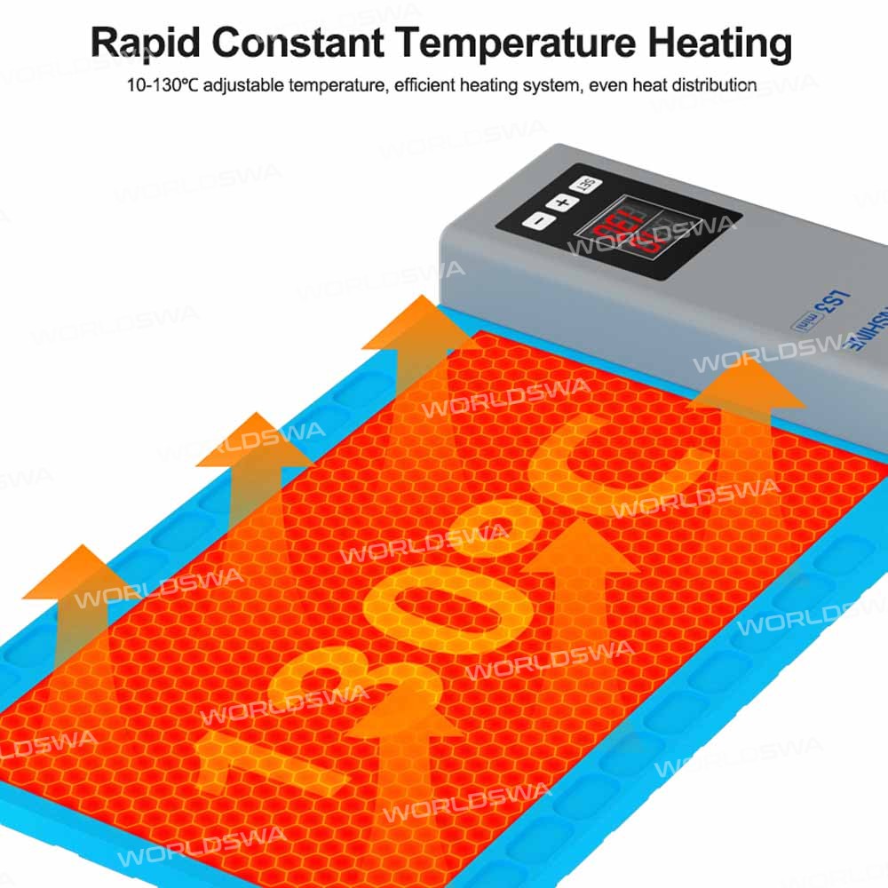 sunshine ls3-mini-105-inch-lcd-screen-remover-heating-separator-pad-11