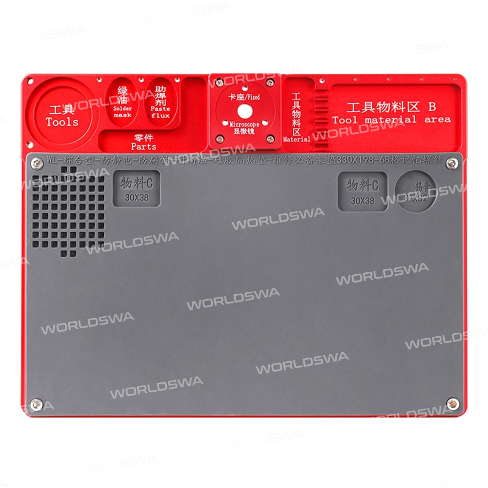 WL Aluminium Alloy Microscope Pad Mobile Phone Repair Maintenance Platform