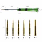 BST-8927B 6-in-1 Precision Magnetic Screwdriver Set