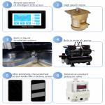 TBK 938 Multi-station Mobilephone Screen Water Mill Polishing Machine Built-in Silent Air Pump
