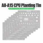 Relife RL-044 iPhone Series CPU Tin Planting Steel Mesh Set for iPhone 6 to 13 Series / Apple A8 to