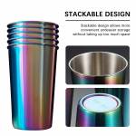 5pcs stainless-steel-cups-500ml-capacity-shatterproof-metal-cups-15