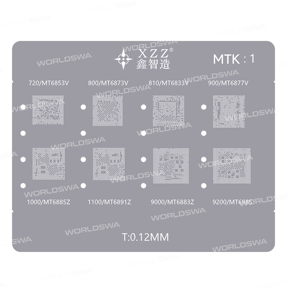 xzz l23-cpu-universal-bga-reballing-stencil-platform-6